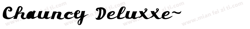 Chauncy Deluxxe字体转换